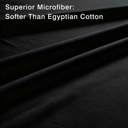 Complete 3-4pcs Bed Set Vintage Style | Luxury Soft Polyester S | Flat, Fitted Sheet & Cases | Breathable, No-Shrink, Washable