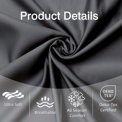 4pcs Ultra Soft 85g Sheet & Pillowcase Set, Sanded Sanded, Soft Wear-Resistant, Solid, Machine Washable, All-Season, Christmas Comforter Set, Twin, Full, Queen, King, Cozy Bed Sheets Set(1 Flat Sheet, 1 Fitted Sheet, 2 Pillowcases - No Inserts)