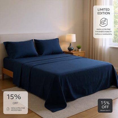 Custom Made 3pcs/ 4pcs Vintage Luxury Bedding | Includes Fitted Sheet, Flat Sheet, Pillowcases | All-Season, Machine Washable, Soft Polyester, Fade and Shrink Resistant, Hotel Quality, Ideal for Halloween Gift