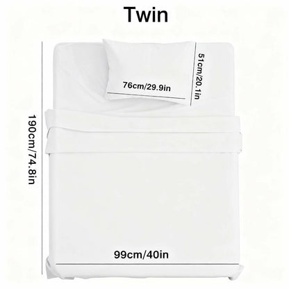 4pcs Bamboo Blend Bed Sheet Set-Flat Sheet, Fitted Sheet And 4 Pillowcases, Luxury Breathable Sheet Set, Ultra Soft Sheet for Hot Sleepers, Deep Pocket, King/Queen/Full/Twin
