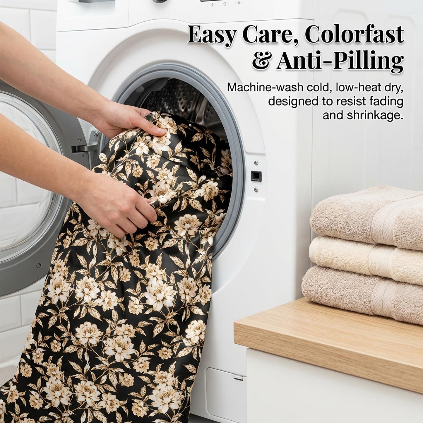 This Floral Print 3pcs Rayon Satin Bedding Is Simple And Elegant, Machine Washable, And Suitable for All Seasons. This Y Soft 4pcs Bedding Is Perfect for The Family Bedroom And Also Makes A Perfect Gift for Friends And Family