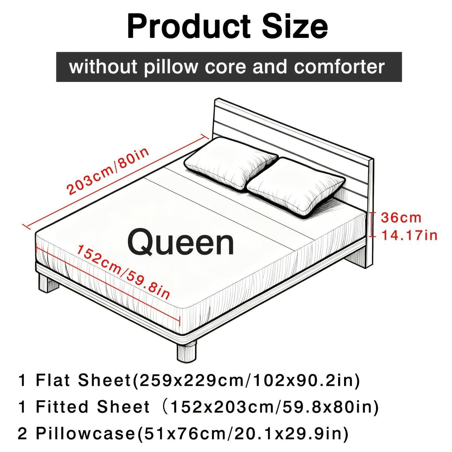 4pcs Minimalist Luxe Geo-Print Queen Bed Sheets Set, Geometric Print Double-Brushed Microfiber, Ultra-Soft Breathable & Wrinkle-Free, Machine-Washable All-Season Bedding, Sophisticated Elegant Decor for Modern Bedroom, Dorm & Holiday Gifts