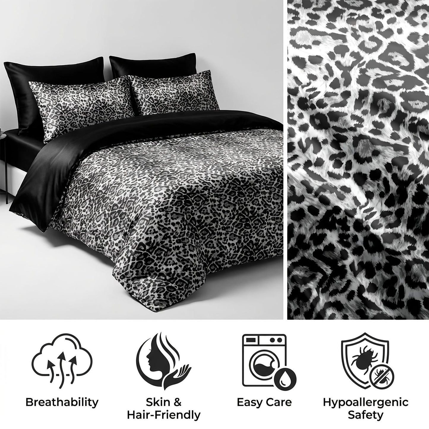 This 3pcs Rayon Satin Bedding Is Simple And Elegant, Machine Washable, And Suitable for All Seasons. This Y Soft 4pcs Bedding Is Perfect for The Family Bedroom And Also Makes A Perfect Gift for Friends And Family.