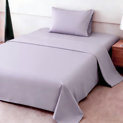 4pcs Ultra Soft 85g Sheet & Pillowcase Set, Sanded Sanded, Soft Wear-Resistant, Solid, Machine Washable, All-Season, Christmas Comforter Set, Twin, Full, Queen, King, Cozy Bed Sheets Set(1 Flat Sheet, 1 Fitted Sheet, 2 Pillowcases - No Inserts)