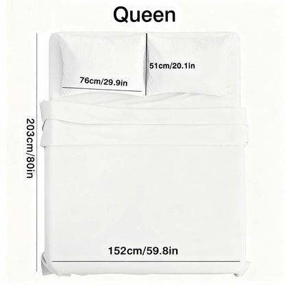 4pcs Bamboo Blend Bed Sheet Set-Flat Sheet, Fitted Sheet And 4 Pillowcases, Luxury Breathable Sheet Set, Ultra Soft Sheet for Hot Sleepers, Deep Pocket, King/Queen/Full/Twin